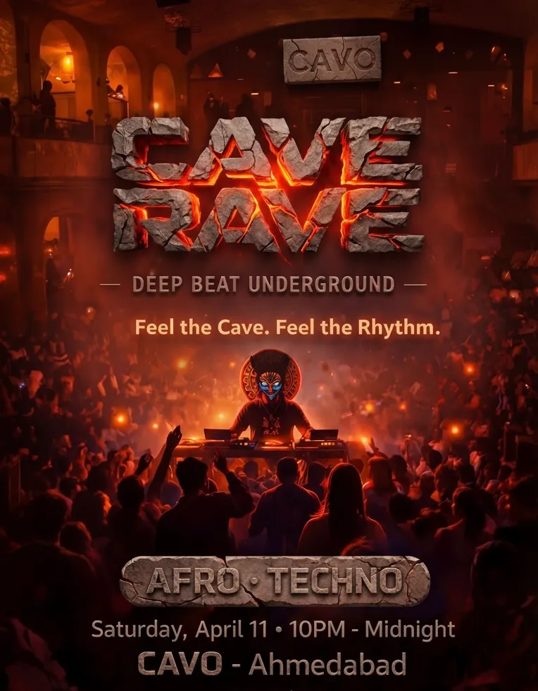 Cave Rave poster
