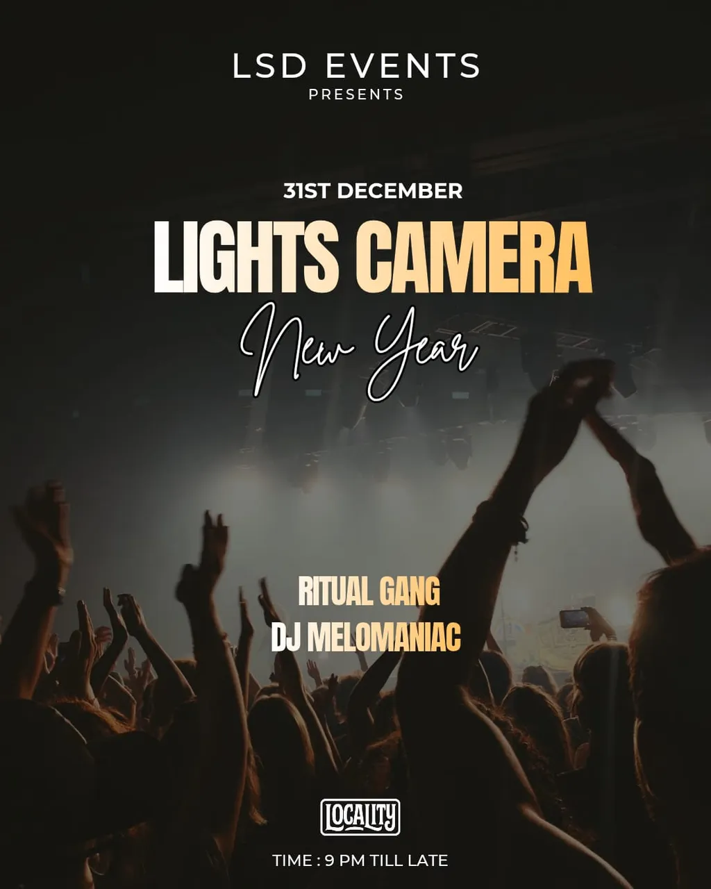 Lights Camera NEWYEAR  poster