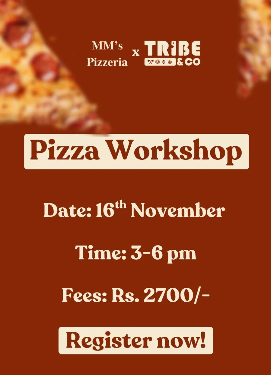 Pizza Making Masterclass | Tribe & Co. x MM's Pizzeria poster