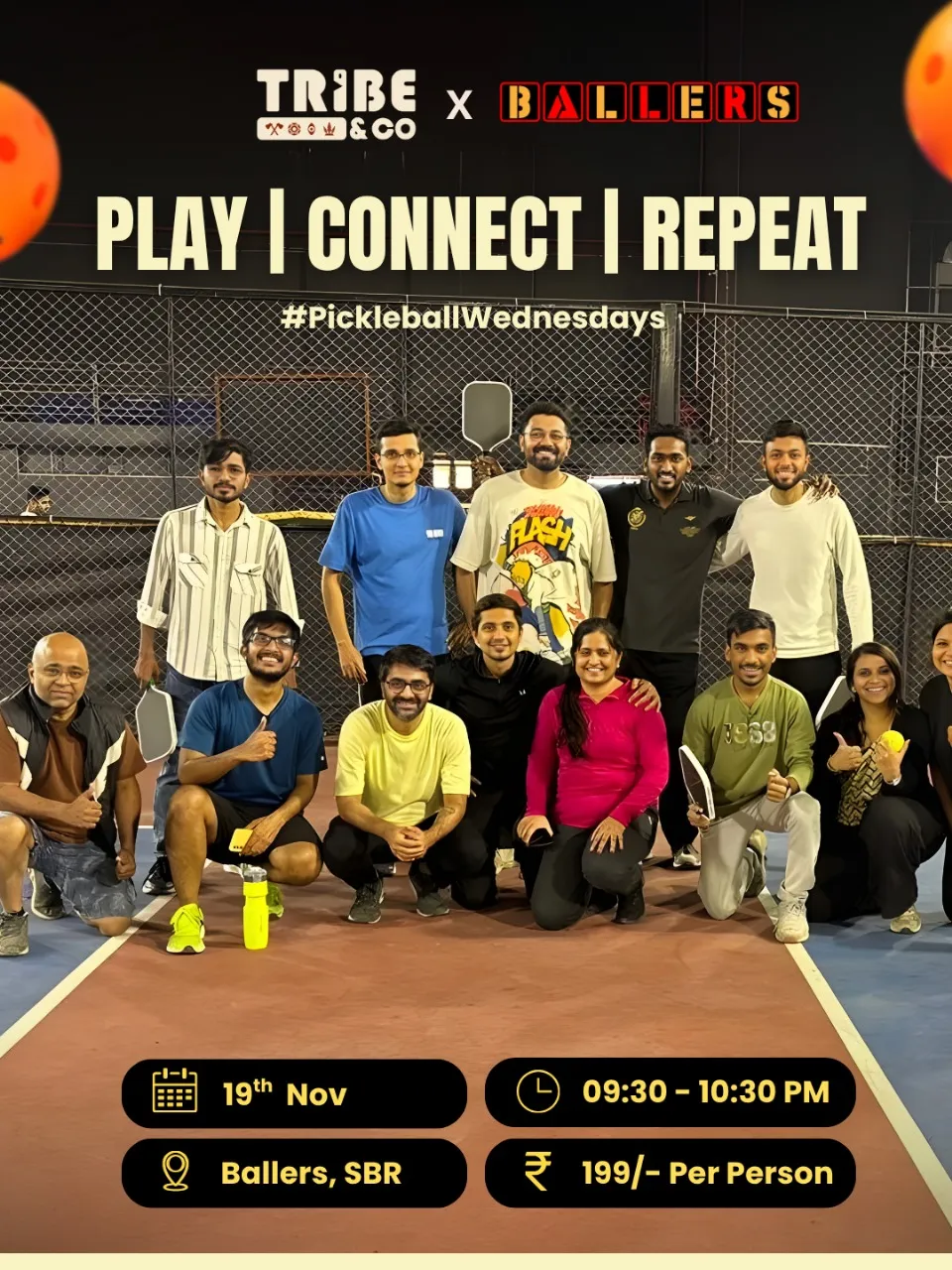 Pickleball Night with Your Tribe poster