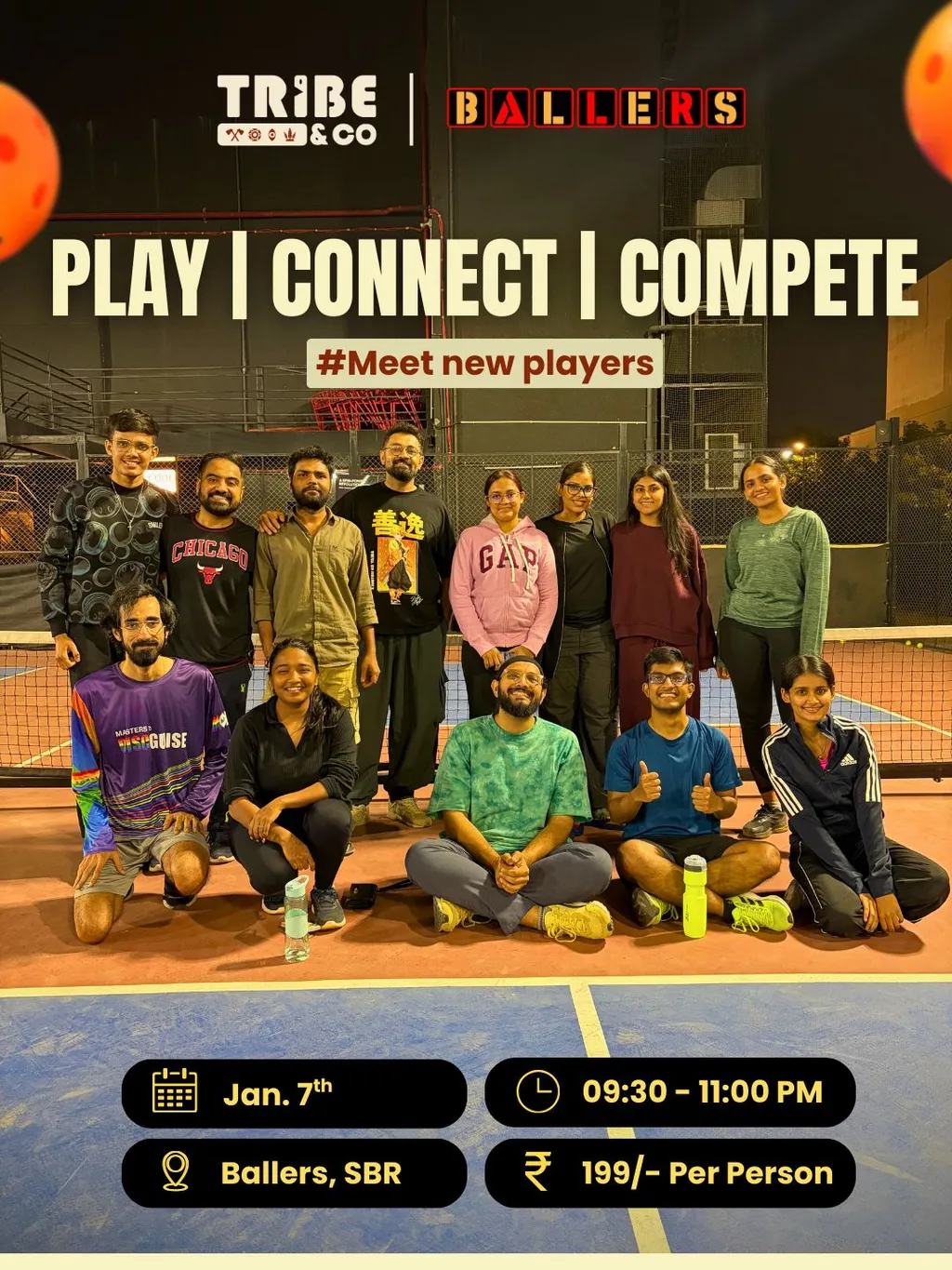 Pickleball Night with Your Tribe poster