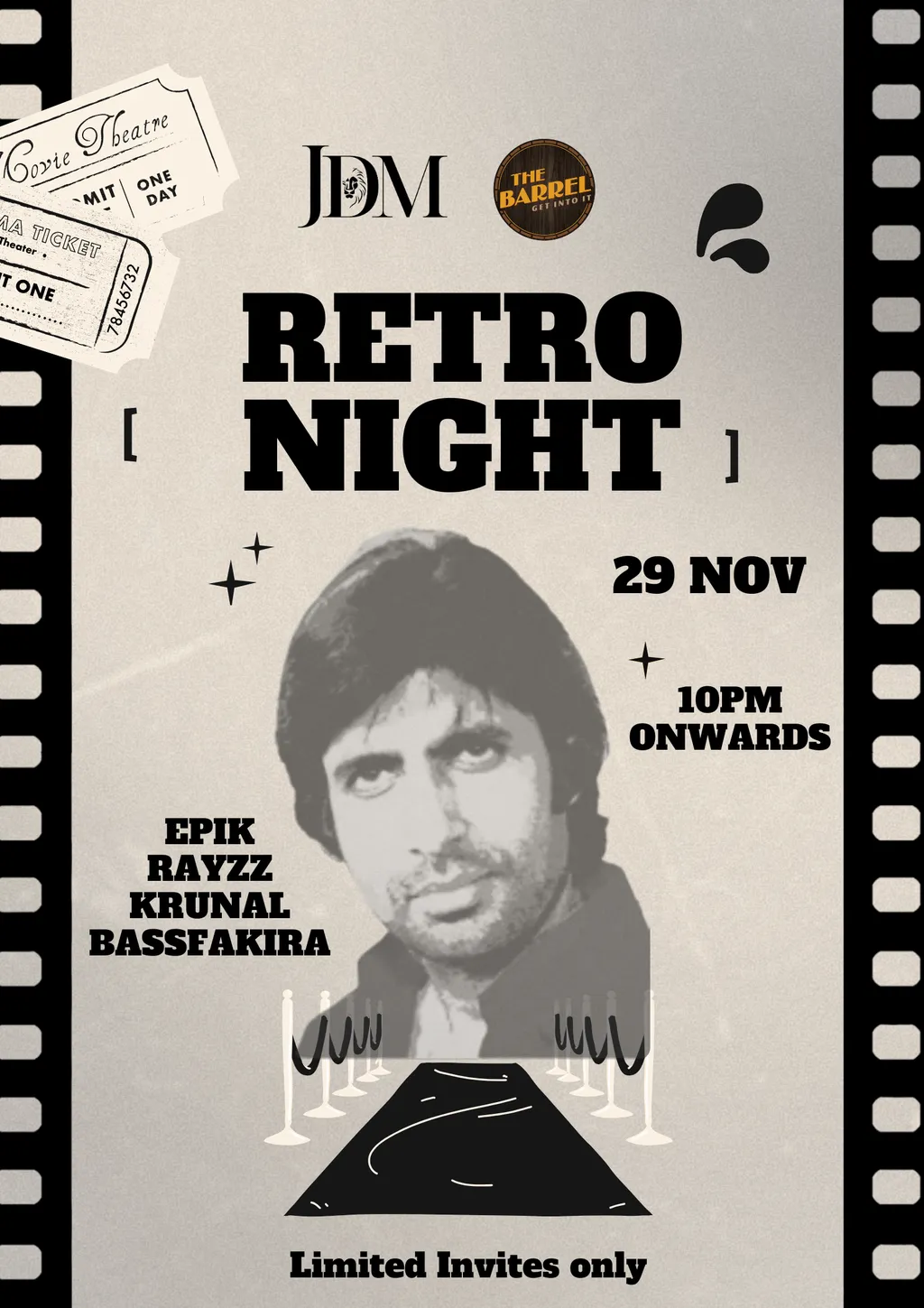 Retro Music Party poster