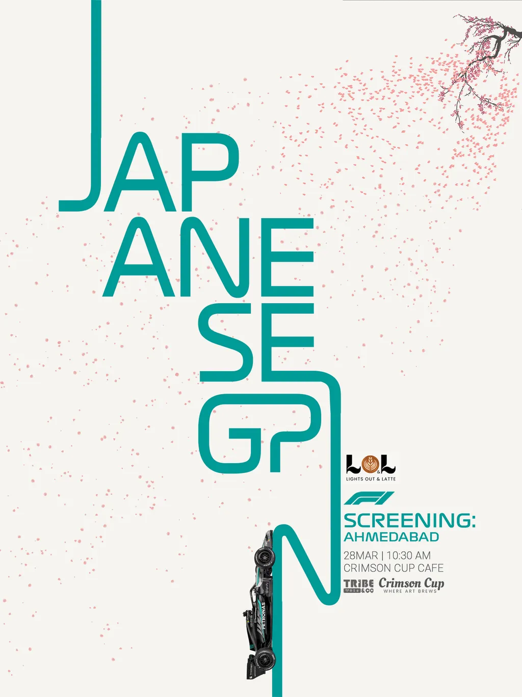 Japanese Grand Prix Formula 1 Screening poster