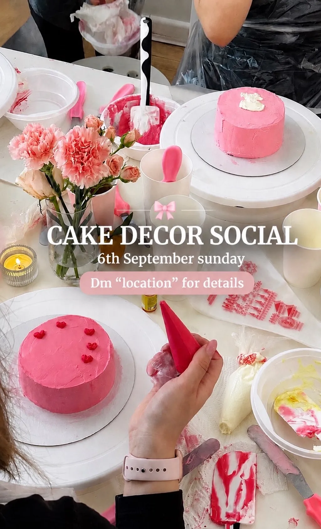Cake decor social poster