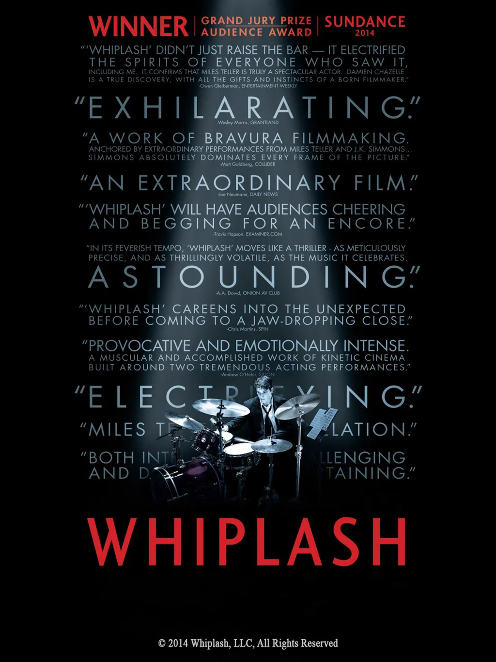 Whiplash - Film Screening poster