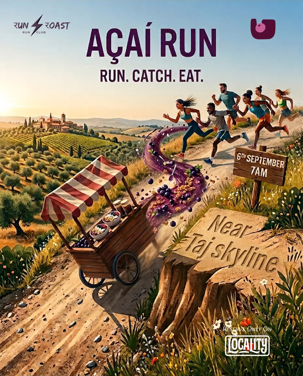 ACAI RUN poster