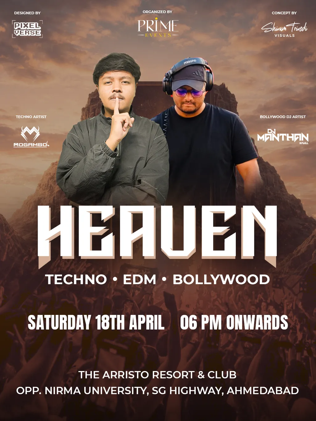 HEAVEN - The Ultimate Music Experience poster