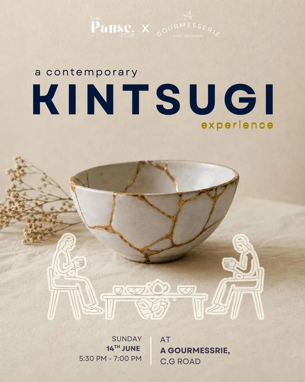 Kintsugi workshop poster