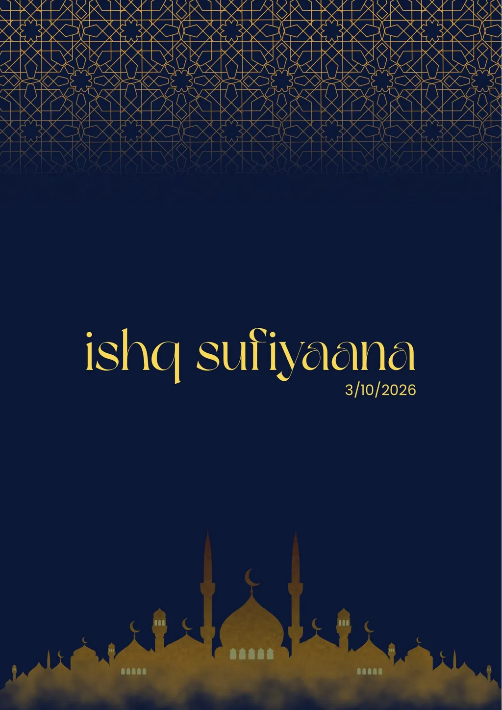 ishq sufiyaana poster