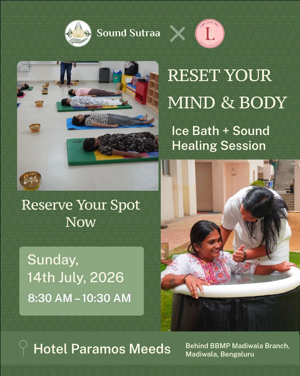 SOUNDHEALING & ICE BATH poster
