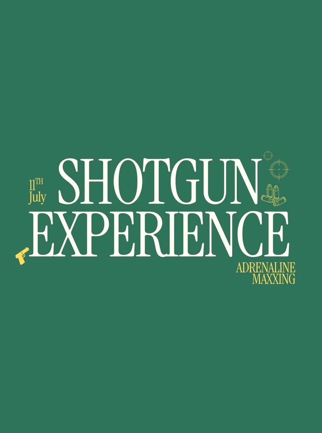 20’s Shotgun Experience poster