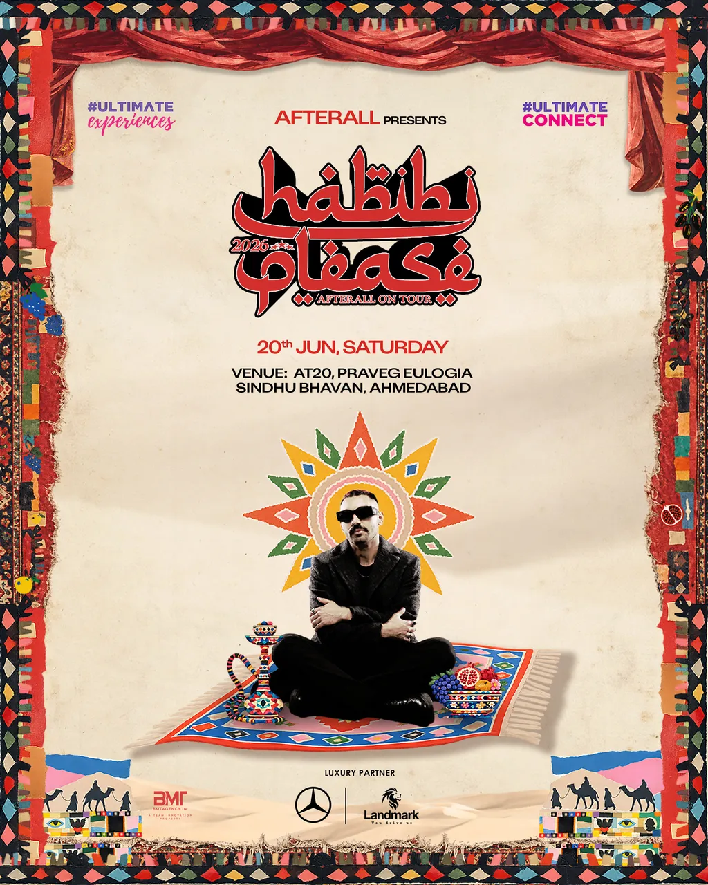 Habibi Please 2026 - Afterall India Tour poster